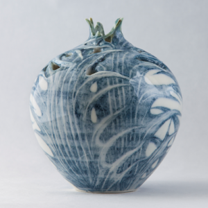 Sea Holly Relief Vase